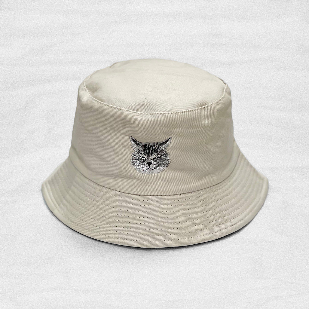 [Customization] Customized animal embroidery fisherman hat (three colors optional)